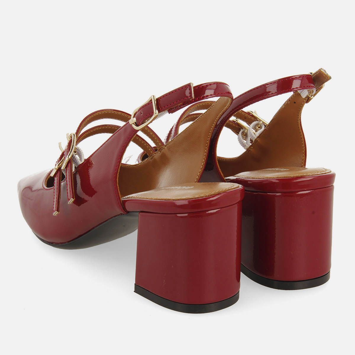 Zapatos destalonados GIOSEPPO Mary Jane charol sodus - Imagen 4