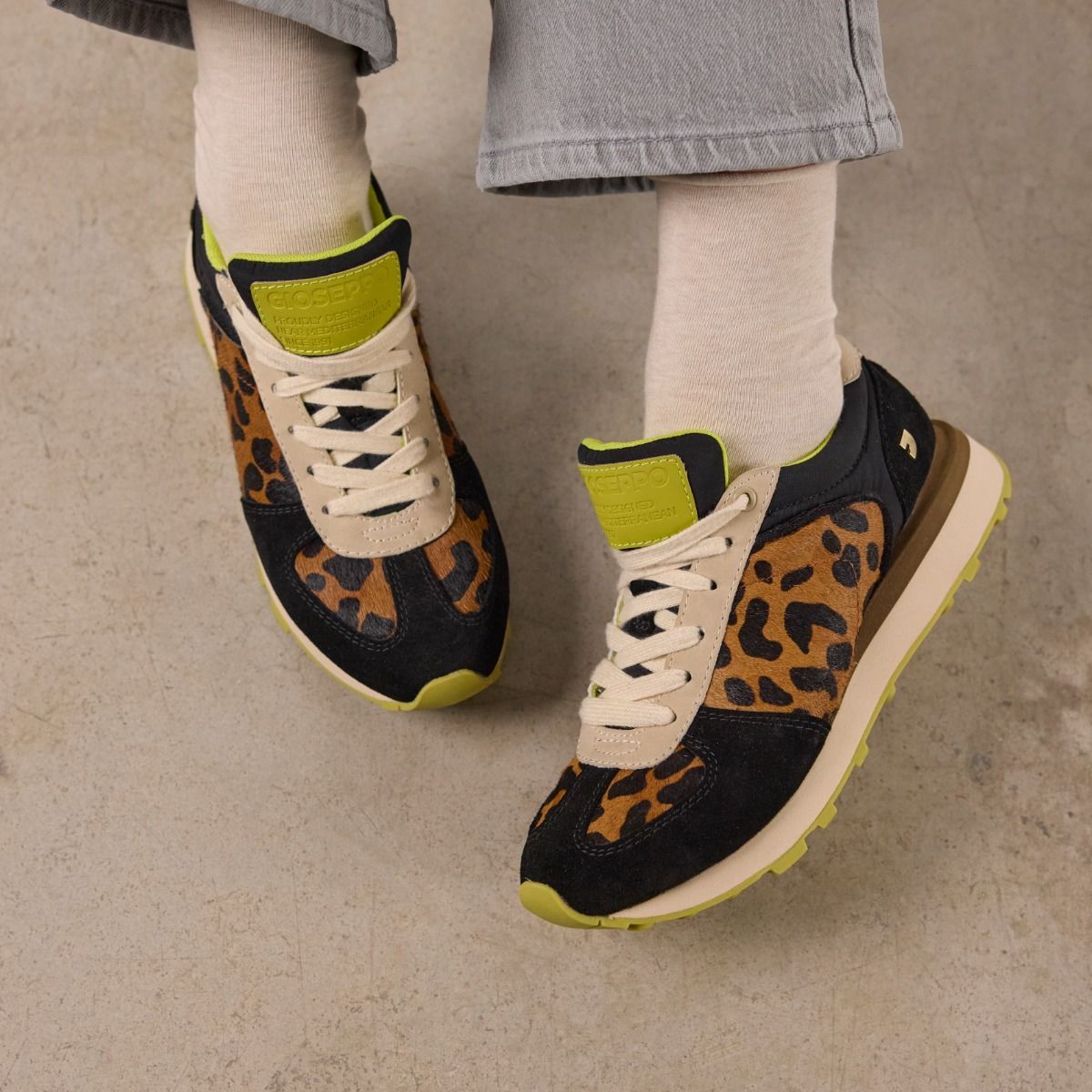 Sneakers GIOSEPPO de estampado leopardo VOLNEY - Imagen 5