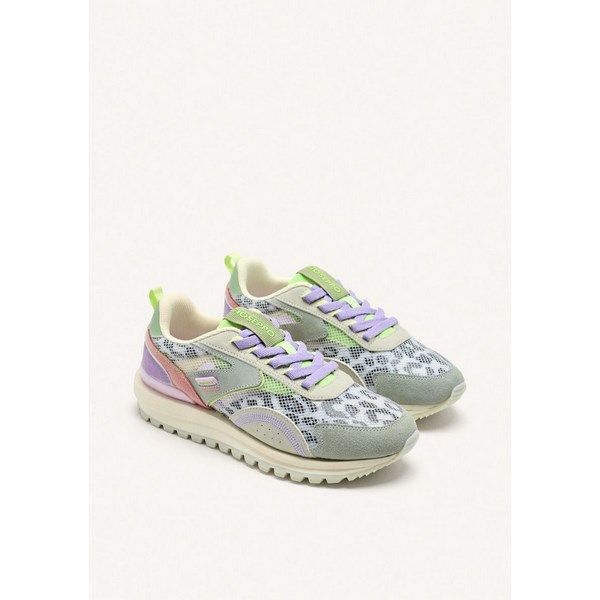 Zapatillas GIOSEPPO en piel y rejilla CAVENDISH multicolor - Imagen 6