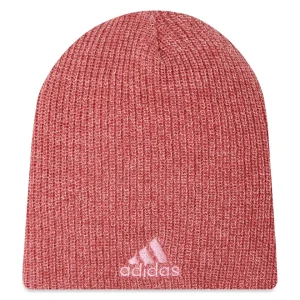ADIDAS – Gorro adidas Melange Beanie HL4826 Rosa Unisex Punto Acanalado Invierno