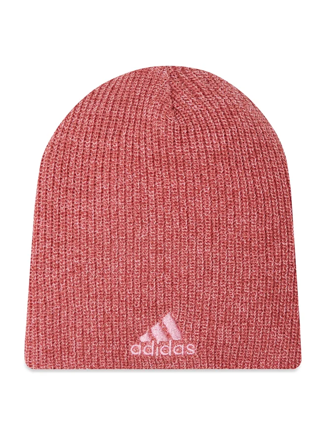 ADIDAS – Gorro adidas Melange Beanie HL4826 Rosa Unisex Punto Acanalado Invierno - Imagen 2