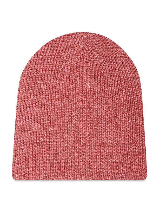 ADIDAS – Gorro adidas Melange Beanie HL4826 Rosa Unisex Punto Acanalado Invierno - Imagen 4