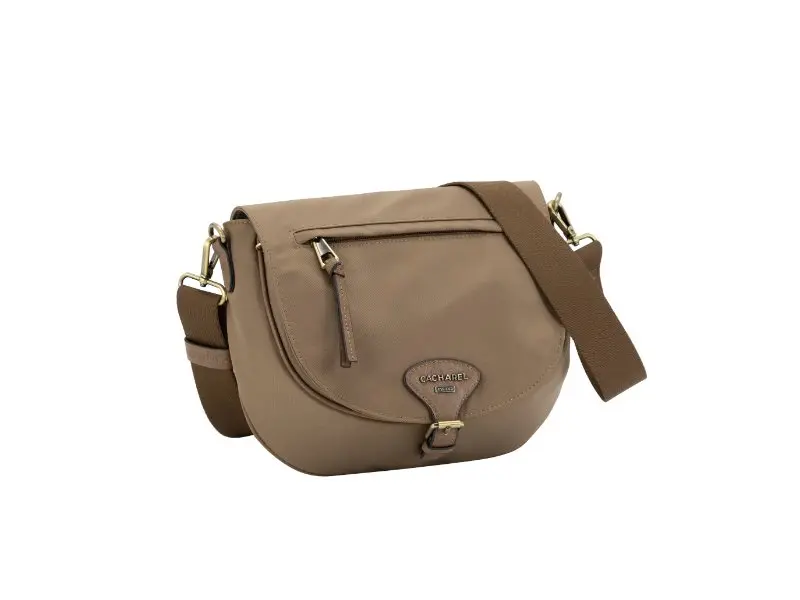 Bolso bandolera mediana CACHAREL · Material Nylon · Con solapa - Imagen 4