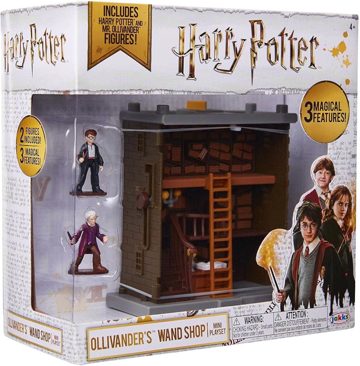 JAKKS PACIFIC – Harry Potter Ollivander’s Wand Shop Mini Playset Jakks Pacific 49997 con Figuras - Imagen 3