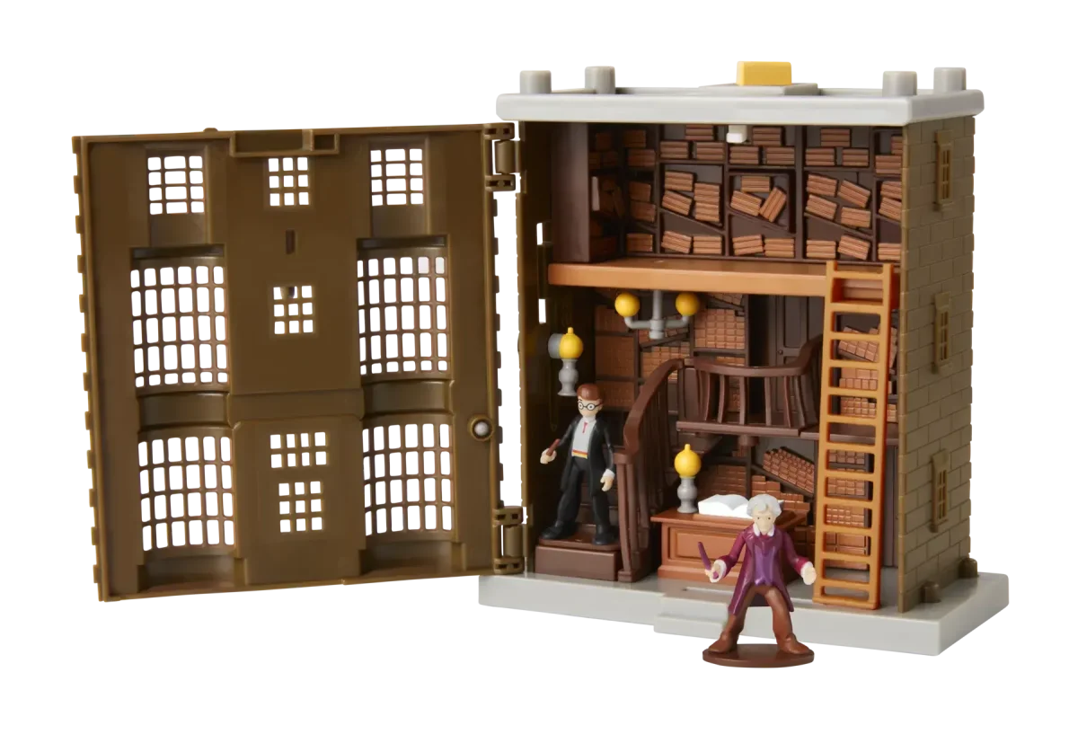 JAKKS PACIFIC – Harry Potter Ollivander’s Wand Shop Mini Playset Jakks Pacific 49997 con Figuras - Imagen 6