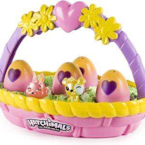 HATCHIMALS – Cesta con 6 Huevos CollEGGtibles Basket Panier