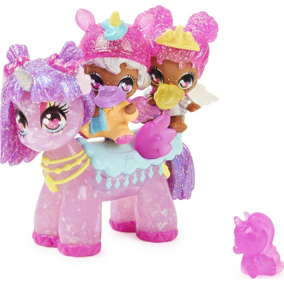 HATCHIMALS – Pixies Riders Gemelos con Unicornio y Accesorios – Regalo Niña - Imagen 8
