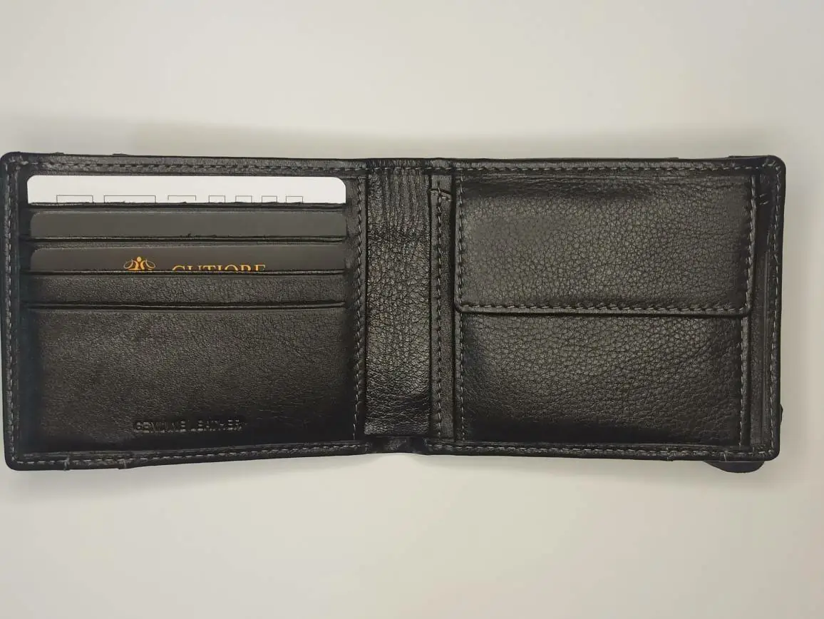 Cartera GUTIORE · Billetero con Monedero · En Piel · RFID · Formato americano (horizontal) · Con elástico - Imagen 3