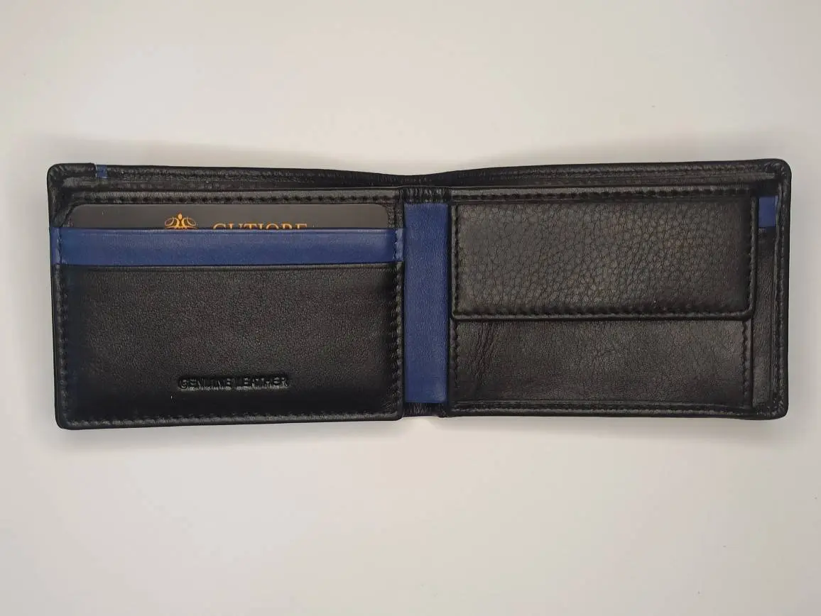 Cartera GUTIORE · Billetero con Monedero · En Piel · RFID · Formato americano (horizontal) - Imagen 3