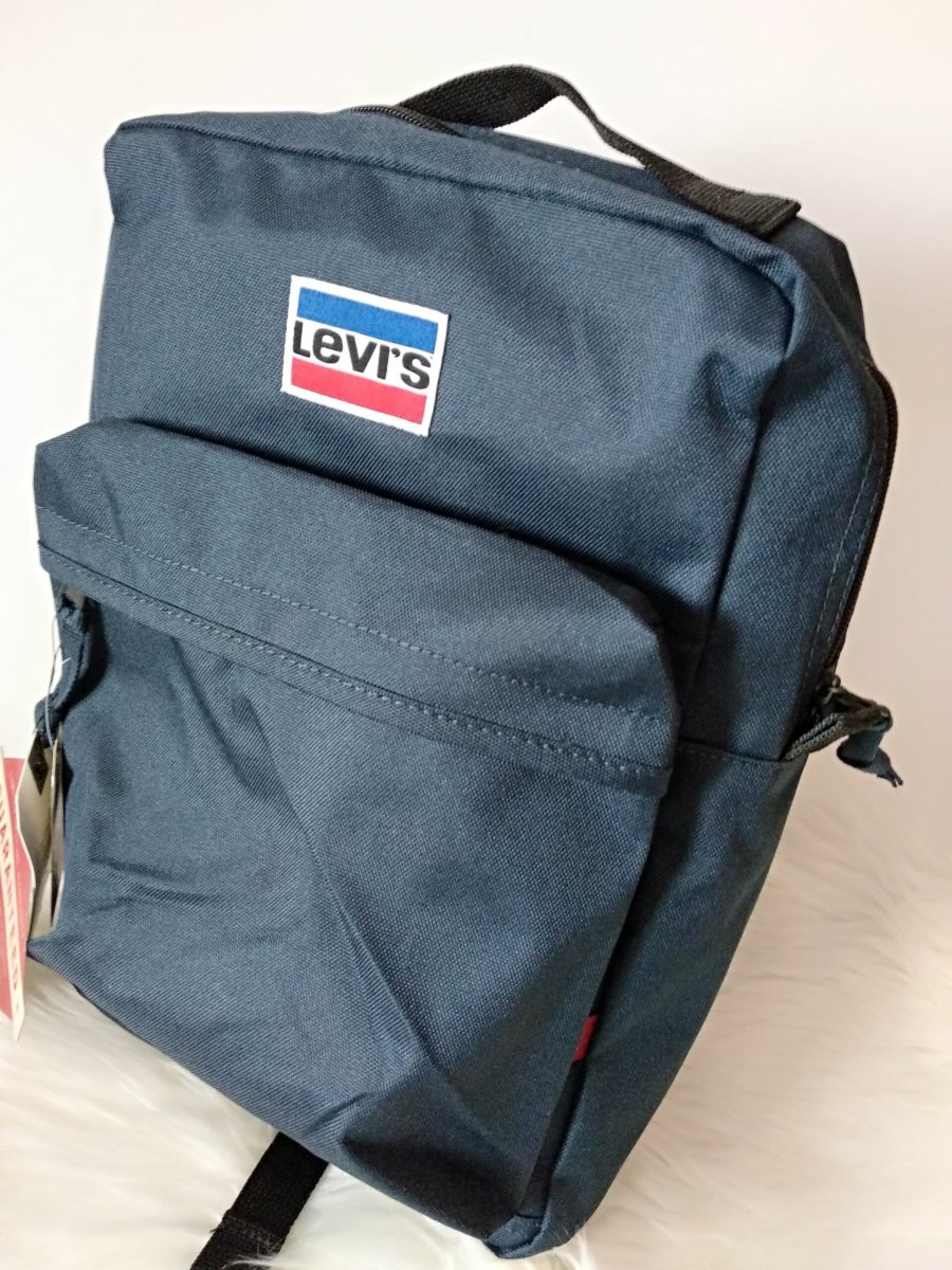 LEVI´S – Mochila Levi’s Mini L Pack Azul Marino 13 L Unisex 37×23,5×10,5 cm Trabajo Universidad Gym - Imagen 9