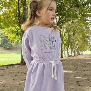 Vestido de niña morado