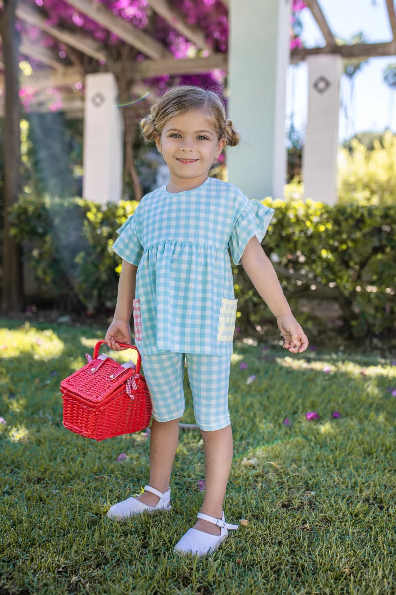 Conjunto bebé niña de cuadros - Imagen 2