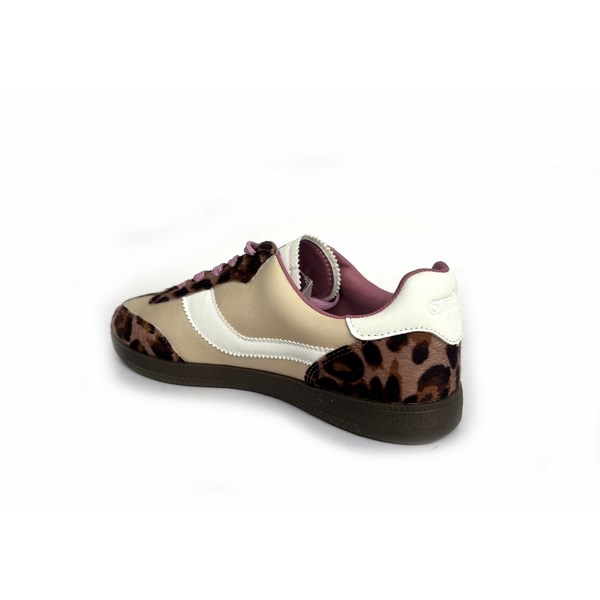 Zapatillas mujer AMICHI estampado leopardo rosa - Imagen 4