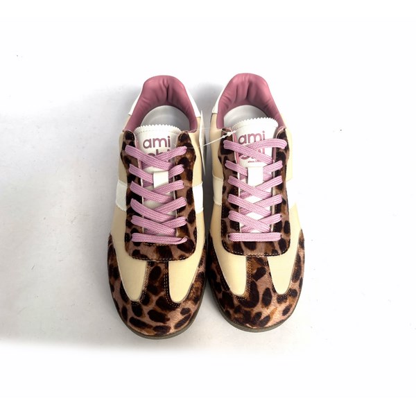 Zapatillas mujer AMICHI estampado leopardo rosa - Imagen 5