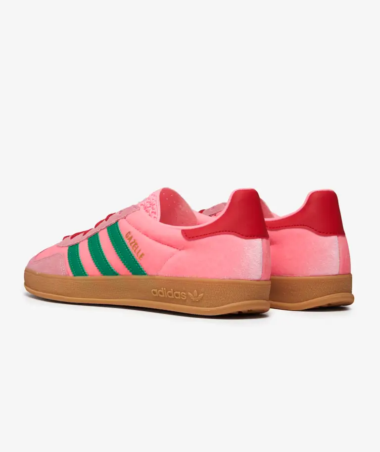 ADIDAS – Gazelle Indoor Mujer Rosa Verde JI2713 Zapatillas Retro Talla 38 - Imagen 8