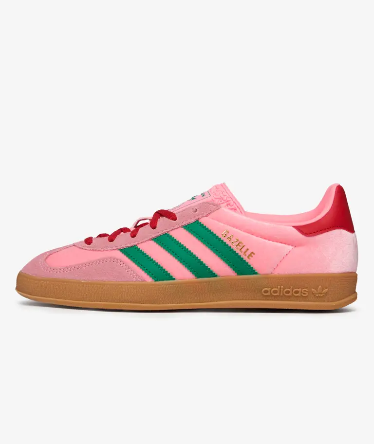 ADIDAS – Gazelle Indoor Mujer Rosa Verde JI2713 Zapatillas Retro Talla 38 - Imagen 9