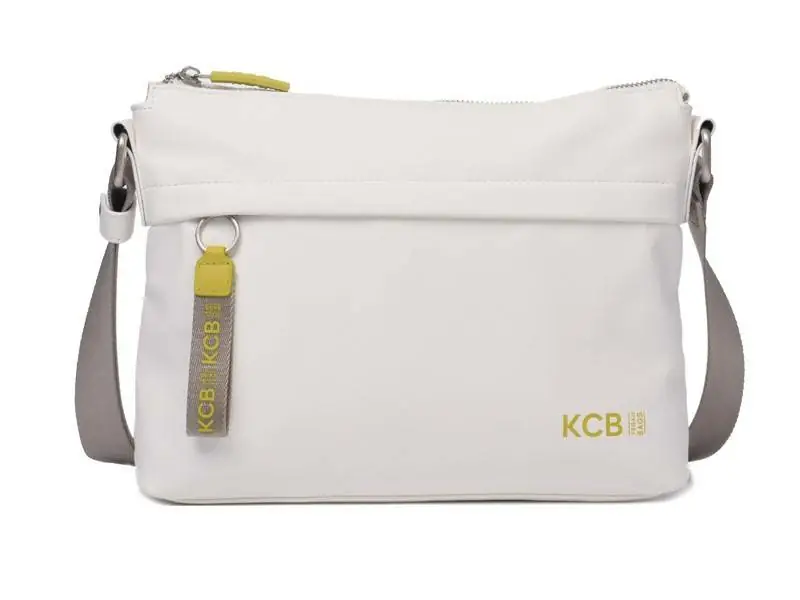 Bolso bandolera KCB · Bandolera pequeña · Color Blanco y Negro · Coleccion Fluo · VEGAN