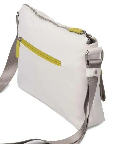 Bolso bandolera KCB · Bandolera pequeña · Color Blanco y Negro · Coleccion Fluo · VEGAN - Imagen 3