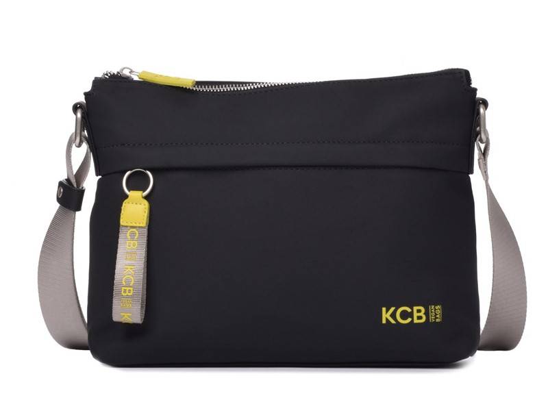 Bolso bandolera KCB · Bandolera pequeña · Color Blanco y Negro · Coleccion Fluo · VEGAN - Imagen 6