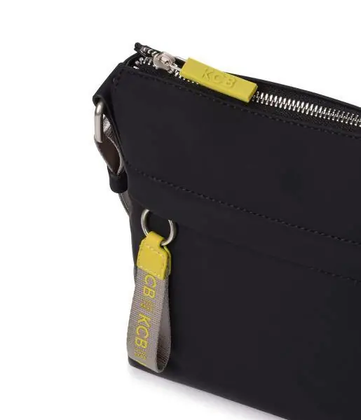 Bolso bandolera KCB · Bandolera pequeña · Color Blanco y Negro · Coleccion Fluo · VEGAN - Imagen 7