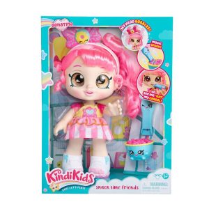 FAMOSA – Muñeca Kindi Kids Donatina Interactiva con Helados 25 cm Regalo Niña