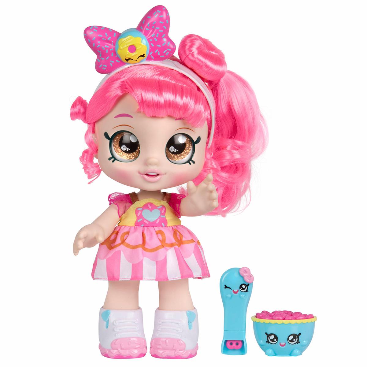 FAMOSA – Muñeca Kindi Kids Donatina Interactiva con Helados 25 cm Regalo Niña - Imagen 3