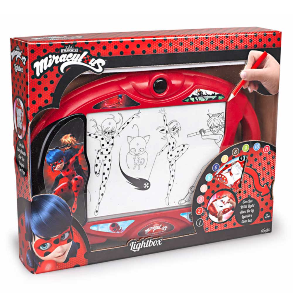 FAMOSA – Pizarra Magnética LadyBug Proyector Light Box Infantil - Imagen 3