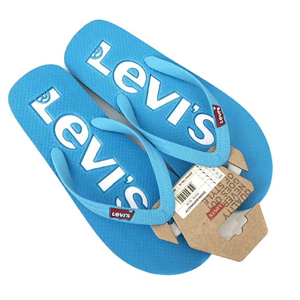 LEVI´S – Chanclas Levi’s Dixon Hombre Azul Talla 43/44 Playa Piscina - Imagen 3