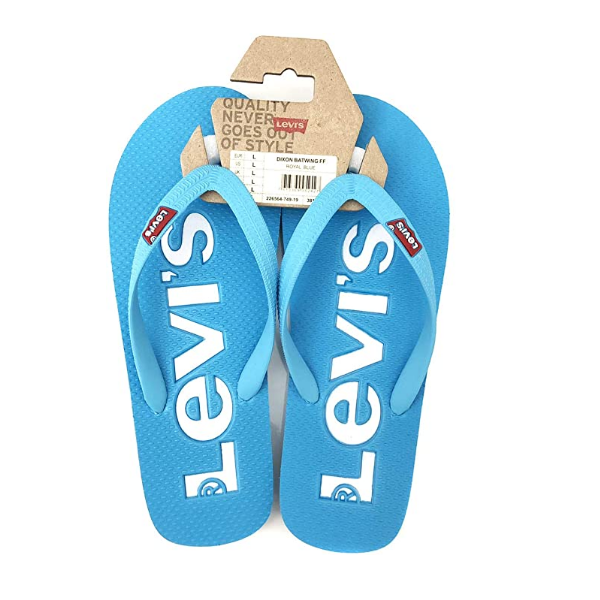 LEVI´S – Chanclas Levi’s Dixon Hombre Azul Talla 43/44 Playa Piscina - Imagen 4
