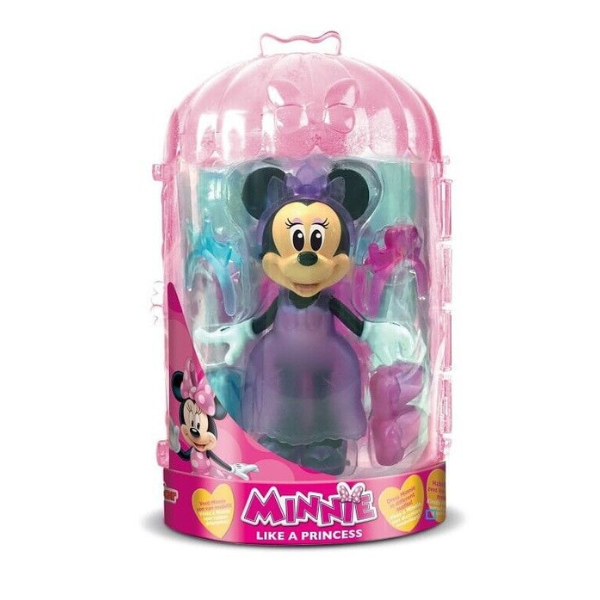 IMC TOYS – Muñeca Minnie Mouse Princesa 15 cm con 3 Vestidos y Accesorios – Disney - Imagen 5