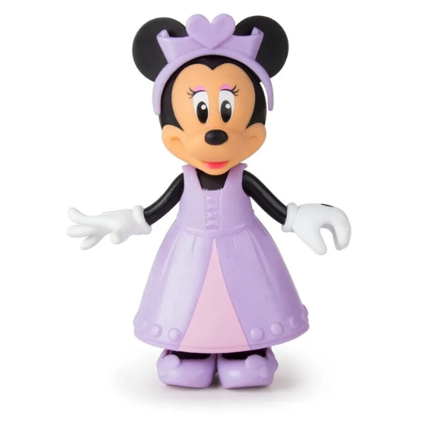 IMC TOYS – Muñeca Minnie Mouse Princesa 15 cm con 3 Vestidos y Accesorios – Disney - Imagen 6