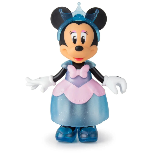 IMC TOYS – Muñeca Minnie Mouse Princesa 15 cm con 3 Vestidos y Accesorios – Disney - Imagen 7