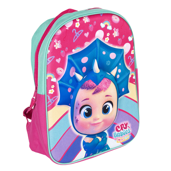 IMC TOYS – Mochila Infantil 3D Bebés Llorones Triceratops – Vuelta al Cole y Guardería - Imagen 3