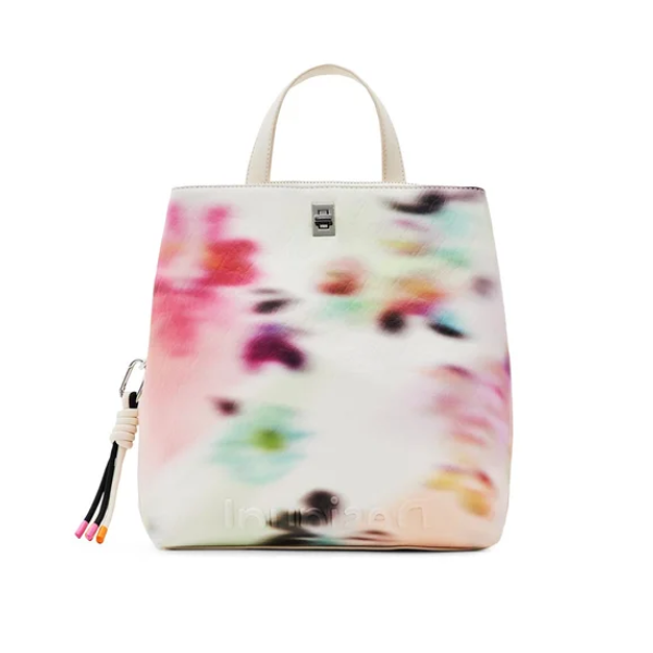 DESIGUAL – Mochila bolso Desigual Acidule Sumy Mini estampado floral mujer