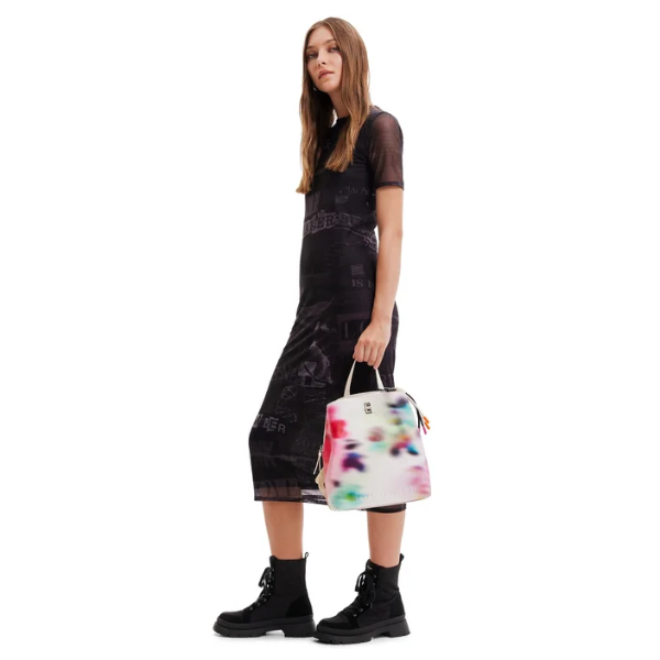 DESIGUAL – Mochila bolso Desigual Acidule Sumy Mini estampado floral mujer - Imagen 6