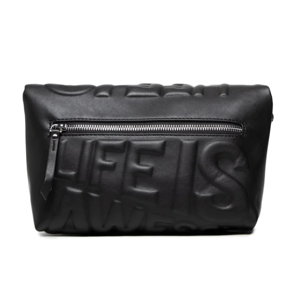 DESIGUAL – Bolso Bandolera Desigual Pompeya Venecia Negro 22SAXP34 - Imagen 6