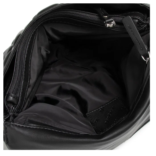 DESIGUAL – Bolso Bandolera Desigual Pompeya Venecia Negro 22SAXP34 - Imagen 5