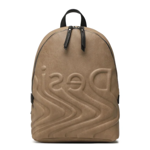 DESIGUAL – Mochila Desigual Psico Logo Mombasa Mini Marrón Mujer