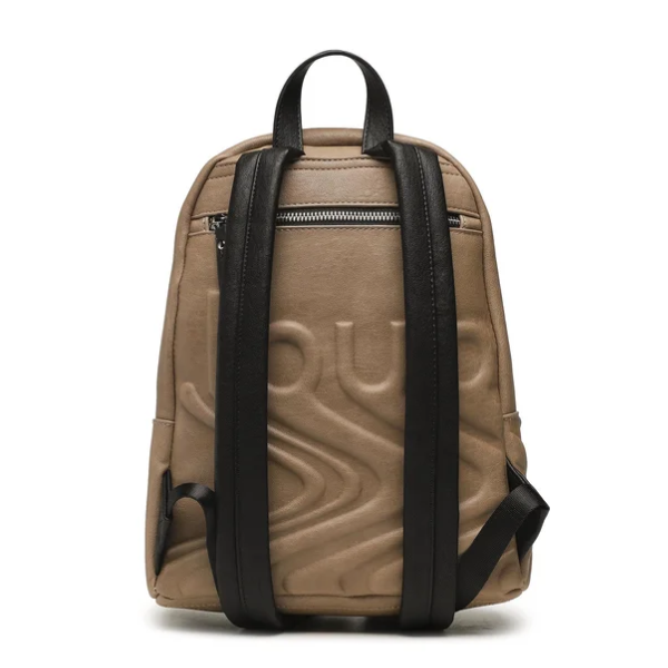 DESIGUAL – Mochila Desigual Psico Logo Mombasa Mini Marrón Mujer - Imagen 5