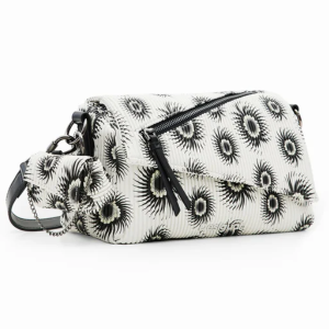 DESIGUAL – Bolso Bandolera Desigual Merxilini Phuket Mini Blanco y Negro