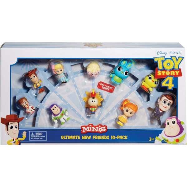 MATTEL – Mini Figuras Básicas Toy Story 4 Pack de 10 amiguitos de Los Personajes de La Película - Imagen 2