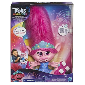 TROLLS – Muñeca Trolls Poppy Interactiva Melena con Ritmo 35 cm