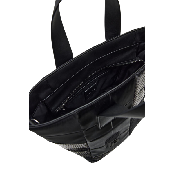 DESIGUAL – Bolso Shopper Desigual Negro Mujer Bad Damas Valdivia Grande Elegante 23SAXP91 - Imagen 7
