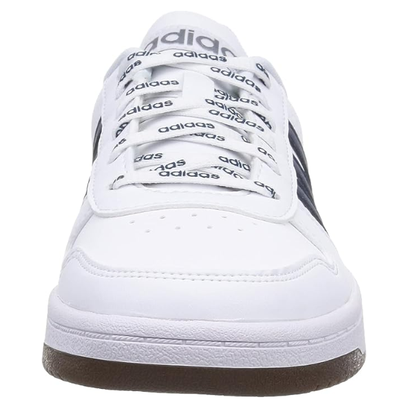 ADIDAS – Zapatillas de Hombre Hoops 2.0 Blancas Azul Marino - Imagen 5