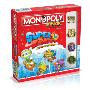 MONOPOLY – Juego de Mesa Monopoly Junior SuperZings Rivals of Kaboom en Español