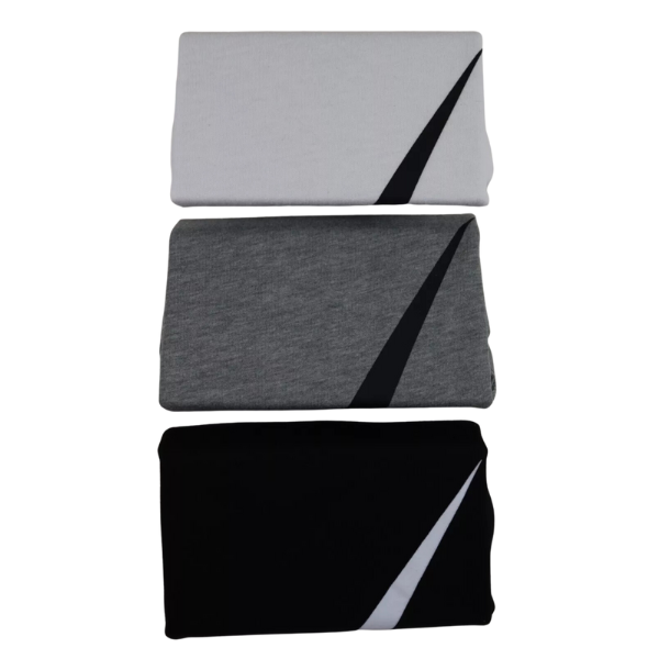 NIKE – Conjunto de 3 Bodys Pack 3 Bodys Nike Bebé Unisex Negro Blanco Gris CN3820-100 - Imagen 6