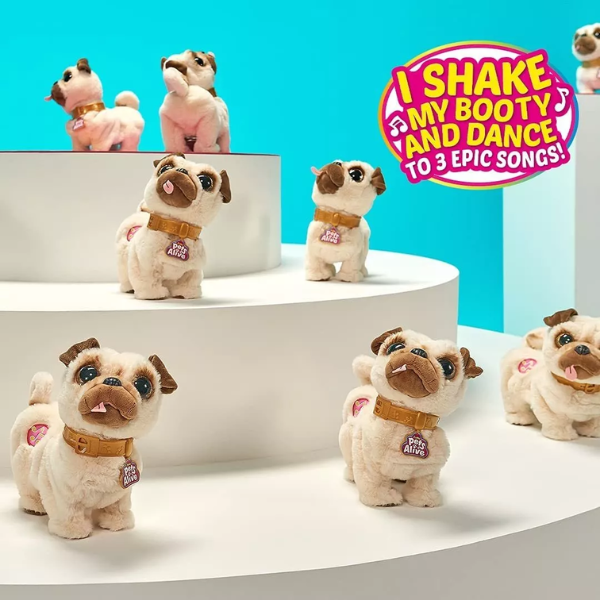 PETS ALIVE – Poppy Perro Interactivo que Baila y Canta – Peluche Musical Infantil - Imagen 5