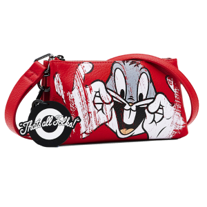 DESIGUAL – Bolso Desigual Rojo Bugs Bunny Dortmund Baby Mini 23SAXP77