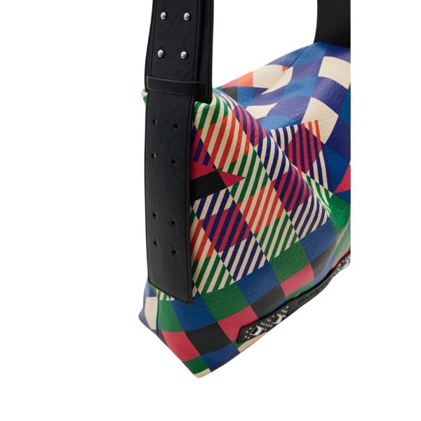 DESIGUAL -Bolso de Mujer Desigual Coqueta Estrasburgo Multicolor 23WAXP80/9019 32×30 cm - Imagen 5