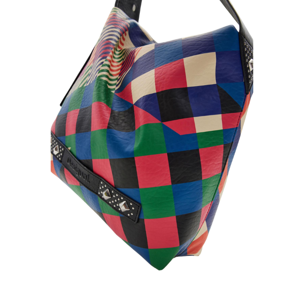 DESIGUAL -Bolso de Mujer Desigual Coqueta Estrasburgo Multicolor 23WAXP80/9019 32×30 cm - Imagen 6